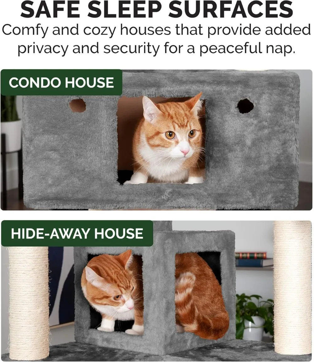 69.3" Tall Cat Tree for Indoor Cats