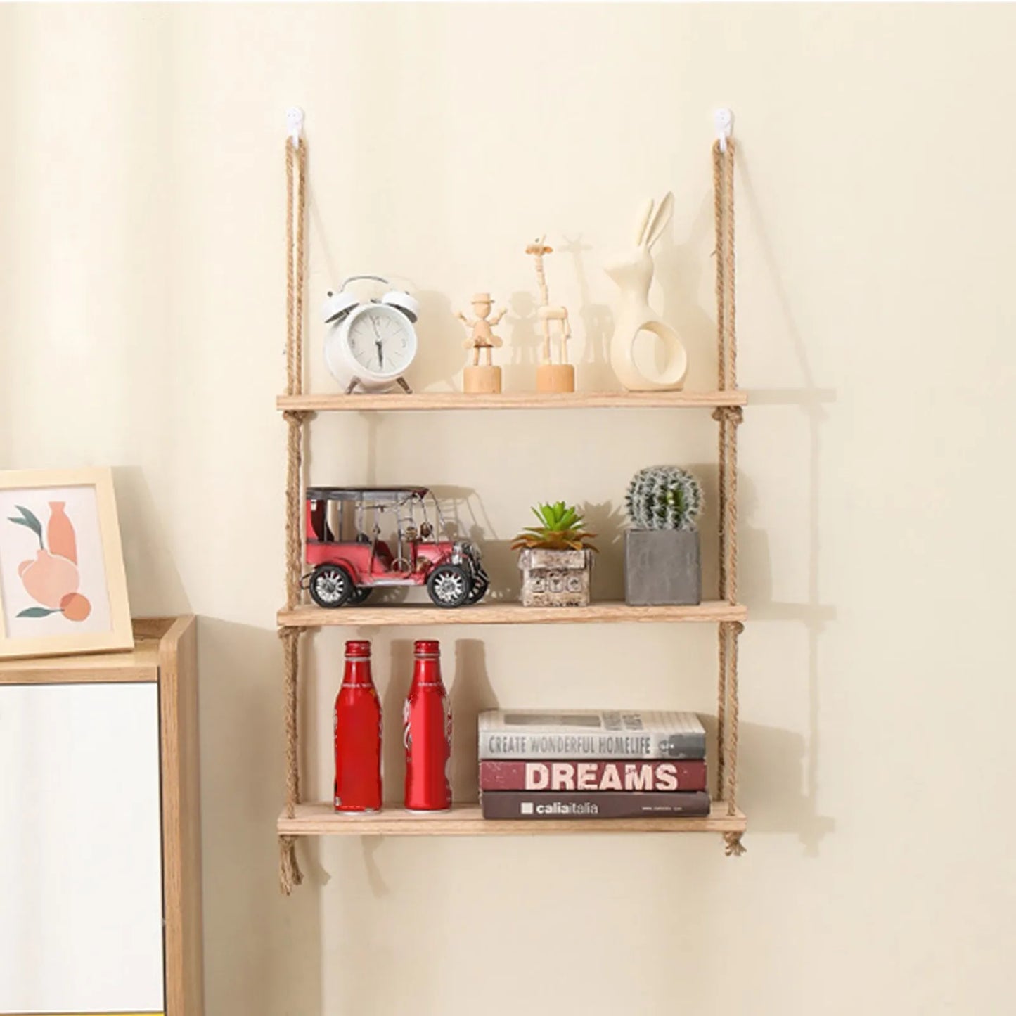 Wooden Floating Shelves