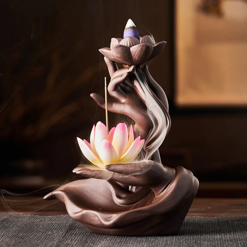 Creative Ceramic Purple Sand Incense Burner