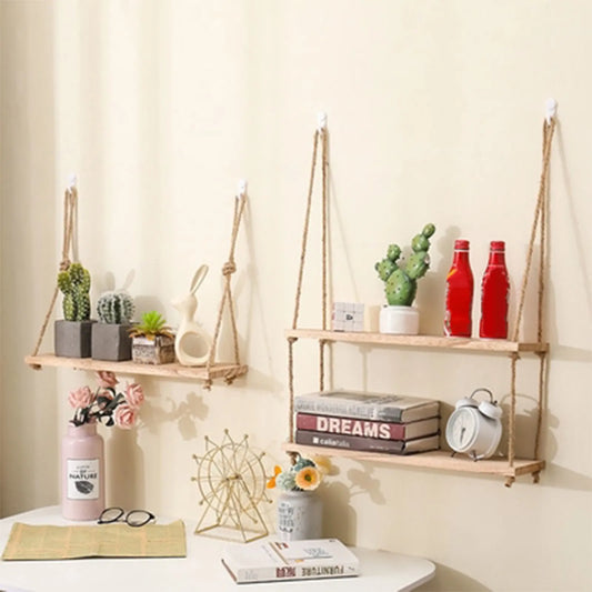 Wooden Floating Shelves