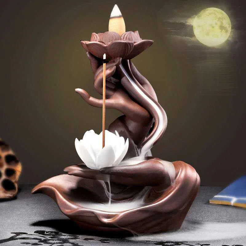 Creative Ceramic Purple Sand Incense Burner