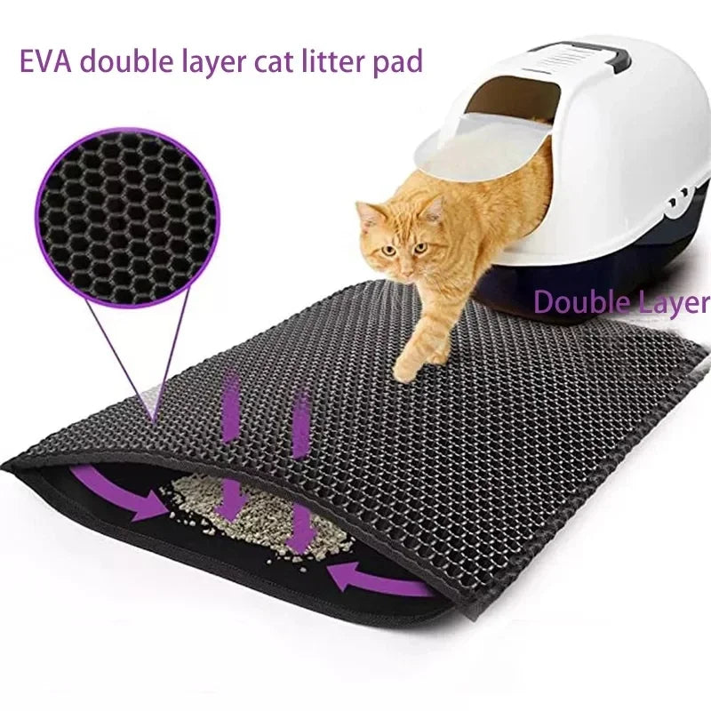 Cat Litter Mat With Waterproof Double Layer