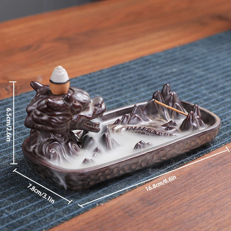 Creative Ceramic Purple Sand Incense Burner